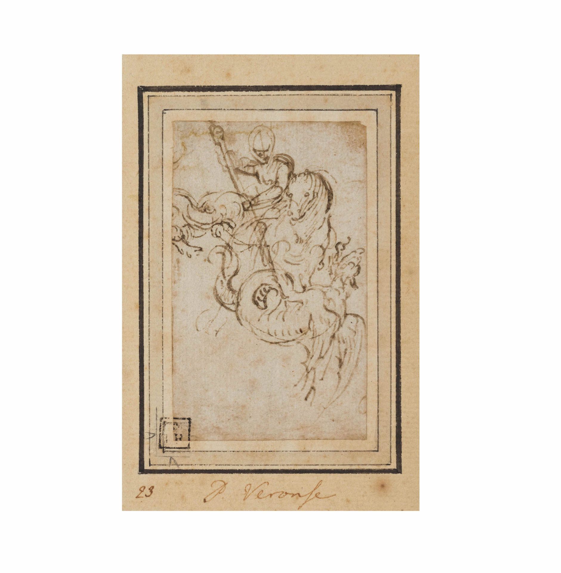 PAOLO CALIARI, DIT LE V&#201;RON&#200;SE (1528-1588) Saint Georges terrassant le dragon