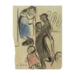 AUGUSTE CHABAUD (1882-1955) La m&#232;re et ses trois enfants