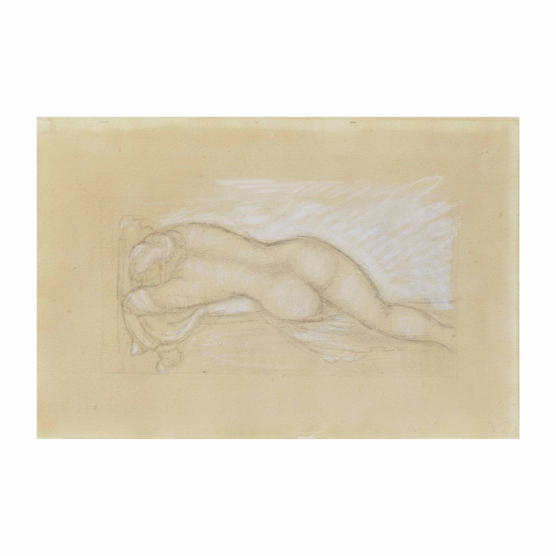 ARISTIDE MAILLOL (1861-1944) Nu allong&#233;