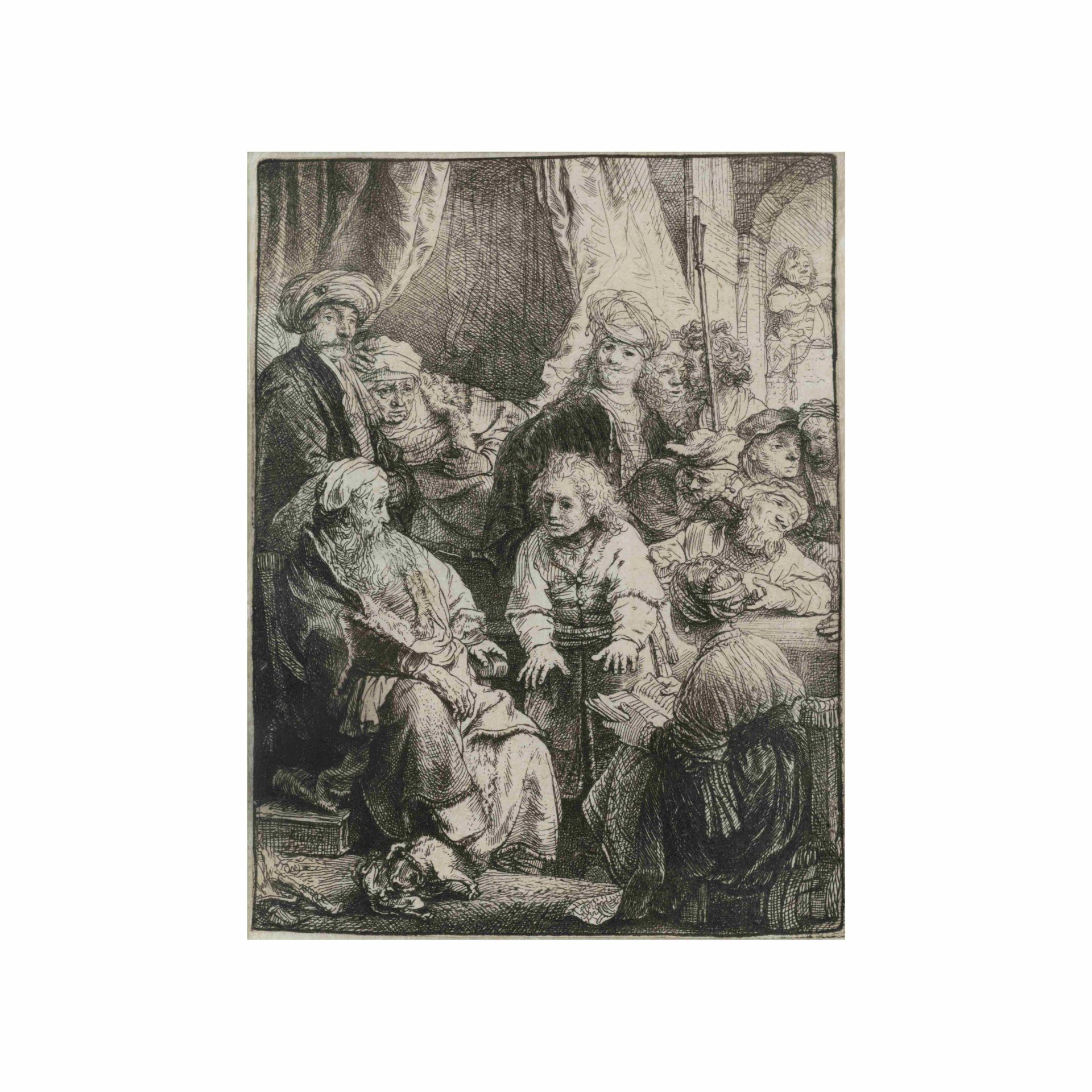 REMBRANDT HARMENSZ VAN RIJN (1606-1669) Joseph racontant ses songes