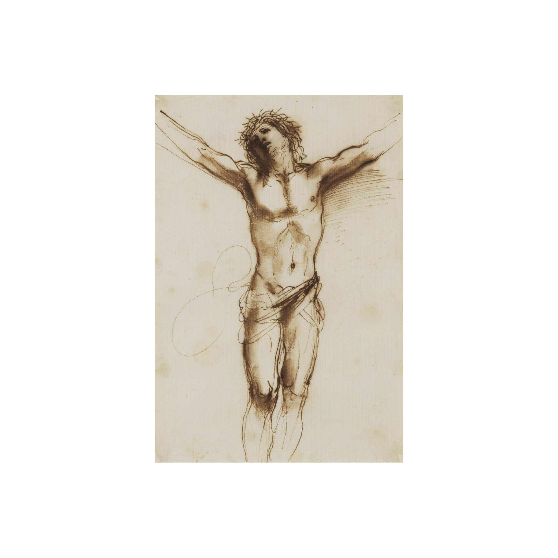 GIOVANNI FRANCESCO BARBIERI, DIT LE GUERCHIN (1591-1666) Le Christ en Croix