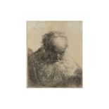 REMBRANDT HARMENSZ VAN RIJN (1606-1669) Buste d'un vieil homme &#224; la longue barbe: la t&#234...
