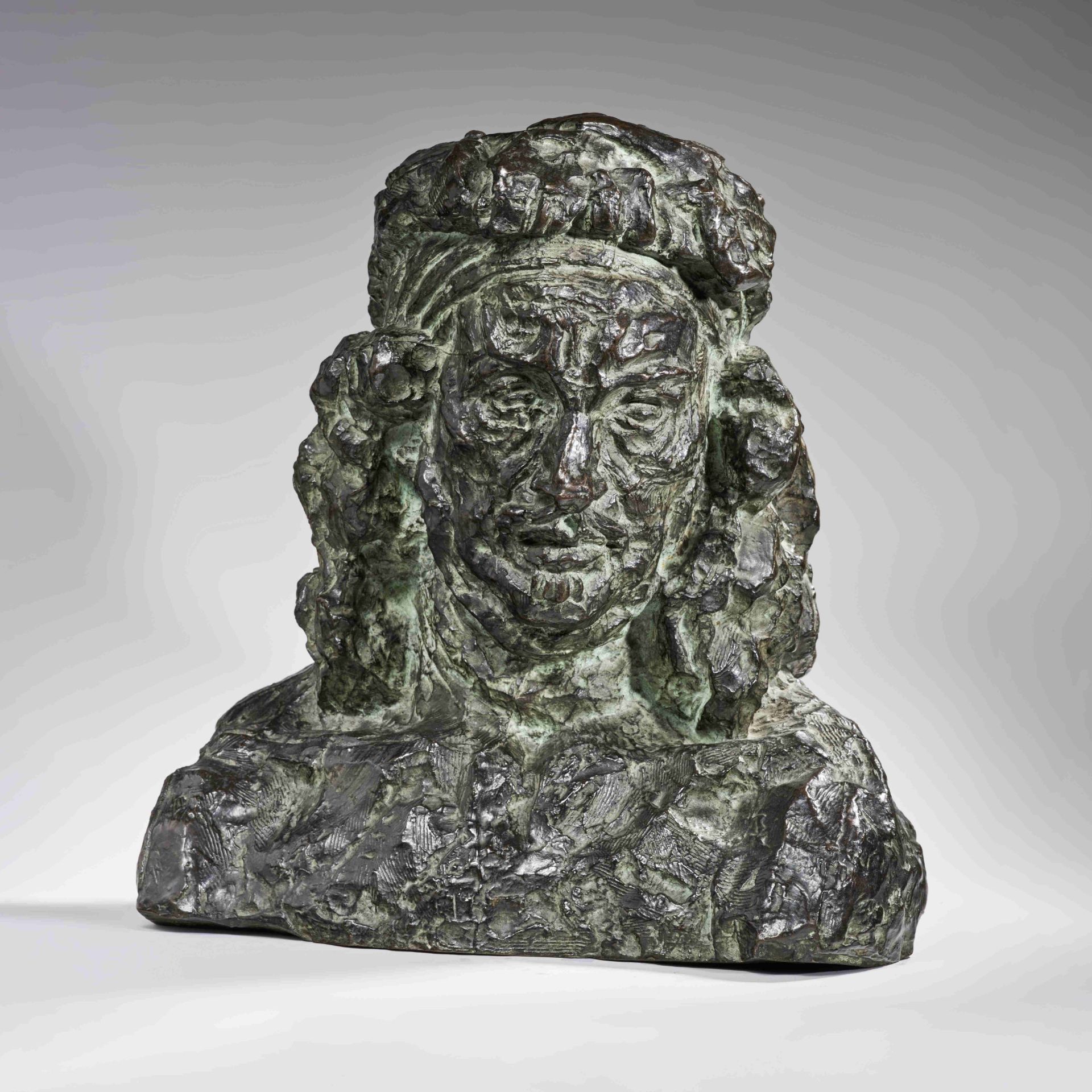 EMILE-ANTOINE BOURDELLE (1861-1929) Rembrandt vieux (La fin de Rembrandt)