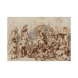 GIOVANNI BENEDETTO CASTIGLIONE, IL GRECHETTO (1609-1664) La famille de Darius devant Alexandre