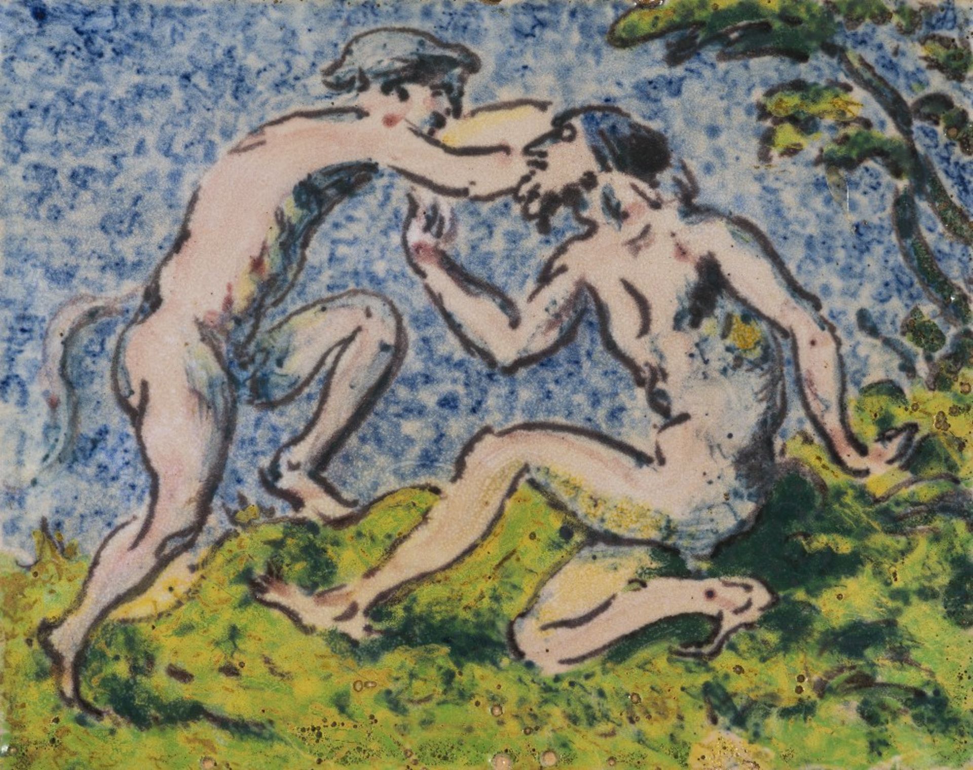 KER-XAVIER ROUSSEL (1867-1944) Deux faunes