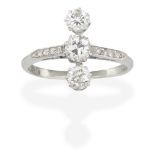 DIAMOND THREE STONE RING