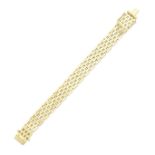 CROPP AND FARR: GOLD BRACELET,