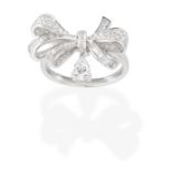 DIAMOND BOW RING