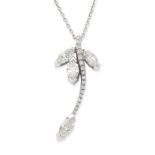 BOODLES: DIAMOND 'FIREFLY' PENDANT/NECKLACE,