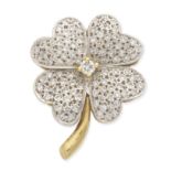 DIAMOND-SET BROOCH