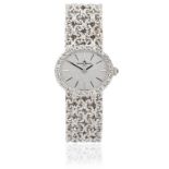 BAUME & MERCIER: DIAMOND-SET WRISTWATCH,