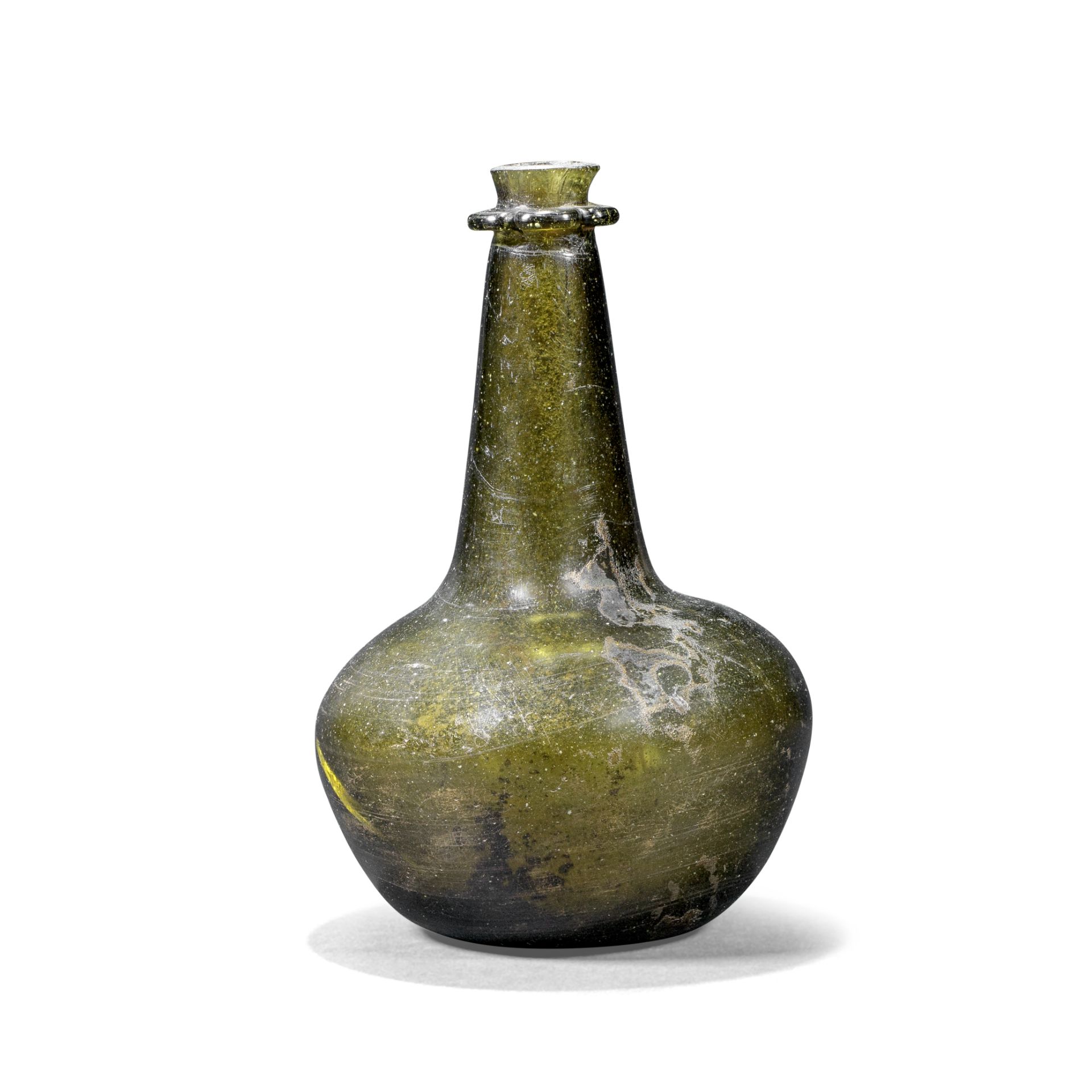 A remarkable 'Shaft and Globe' wine bottle, circa 1670