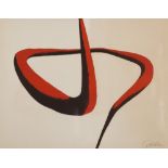 ALEXANDER CALDER (1898-1976) Abstraction cr&#233;ation,1973 Lithographie en couleurs. Bon &#224;...