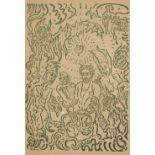 JAMES ENSOR (1860-1949) D&#233;mons me turlupinants,1898 Affiche lithographique pour 'La Plume'....