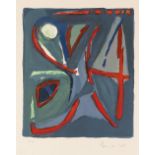 BRAM VAN VELDE (1895-1981) Composition,1974 Lithographie en couleurs. Sign&#233;e et num&#233;ro...
