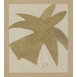 GEORGES BRAQUE (1882-1963) Derri&#232;re le mirroir,1956 Lithographie en couleurs. Monogramm&#23...