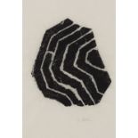 RAOUL UBAC (1909-1985) Empreinte d'ardoise sur papier japon. Sign&#233;eLeisteenprint op Japans ...