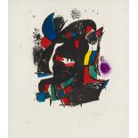 JOAN MIR&#211; (1893-1983) Joan Miro Lithographe IV, 1981 Lithographie en couleurs. Sign&#233;e...