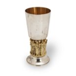 HECTOR MILLER for AURUM: A limited edition silver and silver-gilt commemorative goblet celebrati...
