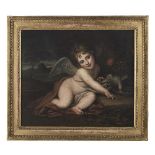 Richard Cosway RA (British, 1742-1821) Portrait of a child as Cupid