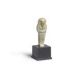 An Egyptian blue faience shabti 2