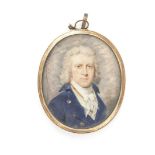 Circle of Charles Shirreff (Scottish, circa 1750-circa 1809) A portrait miniature of a gentleman...