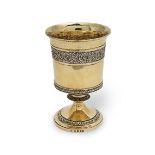 A George III silver and silver-gilt goblet Rebecca Emes & Edward Barnard I, London 1811