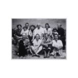 RAYMOND FABRE (XXe) Pablo Picasso, Paule de Lazerme, Paloma, Totote, Jacques de Lazerme et son c...