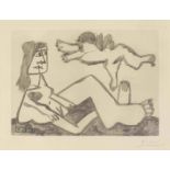 PABLO PICASSO (1881-1973) V&#233;nus et L'Amour