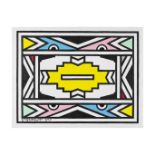 Esther Mahlangu (Afrique du Sud, n&#233;e en 1935) Sans titre