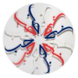 Zoulikha Bouabdellah (Algeria, born 1977) LOVE Bleu Blanc Rouge diameter: 200cm relief: 5cm