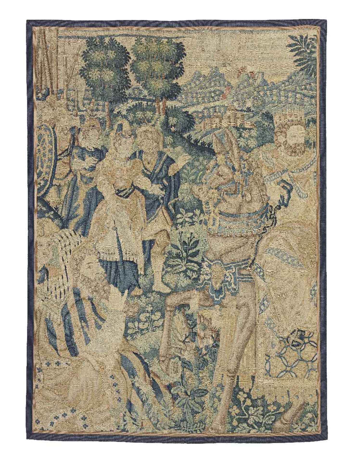 A Brussels tapestry fragment Circa 1590/1600 204cm x 150cm