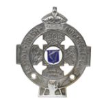 A Royal Irish Automobile Club member's badge,