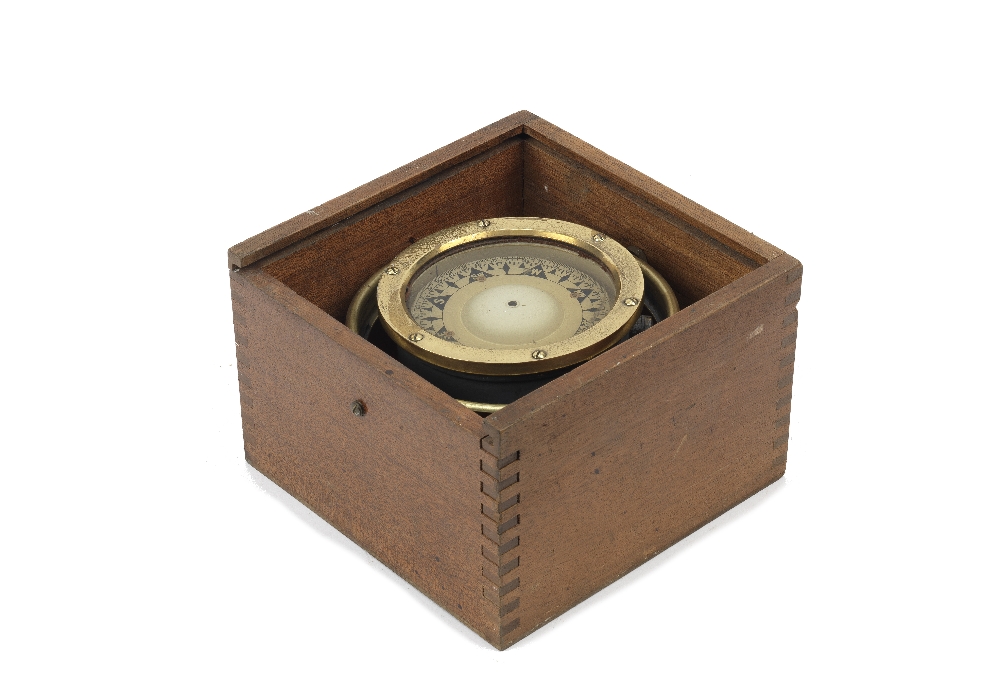 A cased ship's binnacle compass by Sestrel,