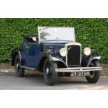 1934 Austin 10hp Two-Seat Tourer plus Dickey Chassis no. G33851