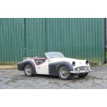 1961 Triumph TR3A Roadster with Hardtop Chassis no. TS74648L