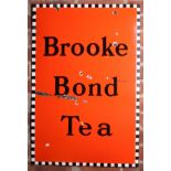 A Brooke Bond Tea enamel sign, ((2))