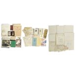 A quantity of letters, correspondence, press cuttings and ephemera relating to the racing exploi...