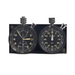 A pair of Heuer 'Allstate' dashboard timepieces for Sears Roebuck & Co, Swiss made for American ...