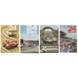 24 Heures du Mans 1963, 1965, 1966 and 1967 posters, ((4))