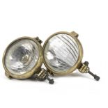 A pair of Carl Zeiss electric headlamps, Swiss, 1930s, ((2))