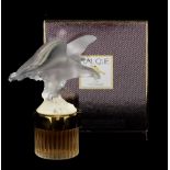 A boxed limited edition glass 'Eagle Mascot' gentleman's fragrance bottle by Lalique of France, ...
