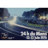 Nine assorted 24 Heures du Mans posters, 1976-1987, ((9))