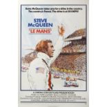 A 'Steve McQueen - Le Mans' US one-sheet film poster, 1971,