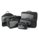 A six-piece set of Ferrari 612 Scaglietti leather luggage by Schedoni of Italy, ((6))