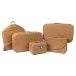 A five-piece set of Ferrari 612 Sessenta leather luggage by Schedoni of Italy, ((5))