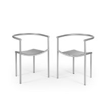 PHILIPPE STARCK (N&#233; en 1949) Paire de fauteuils &#171; Von Vogelsang &#187;1985Edition Alep...