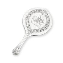 Iona interest: An Edwardian silver hand mirror By Jones & Crompton, Birmingham, 1910