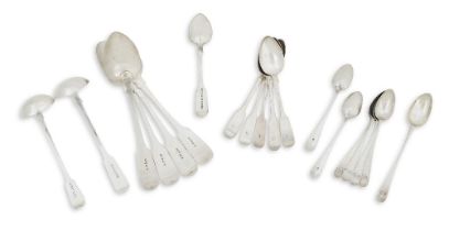 Aberdeen: A collection of provincial flatware Various dates and makers (19)