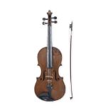 A 18th century full size Irish violin, by William Perry of Dublin,